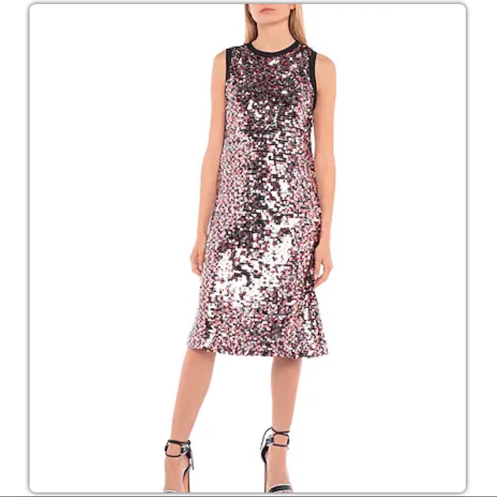 McQ Alexander McQueen Sequin Midi Dress